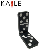 Melamina Negro con White Dots Domino Games Factory